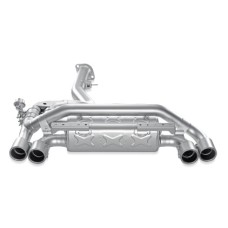 Akrapovic Slip-On Titanium Exhaust System Titanium Tips Akrapovic Slip-On Titanium Exhaust System Titanium Tips