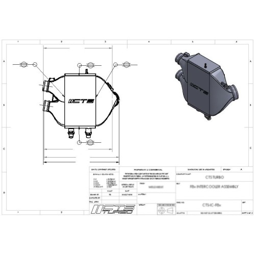 CTS Turbo Air to Water Intercooler Upgrade for S55 BMW 