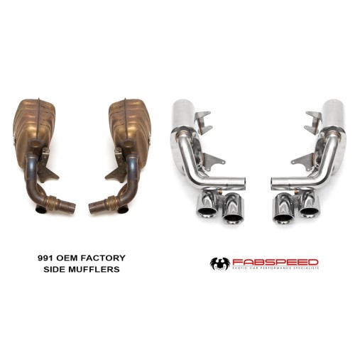 Fabspeed Maxflo Performance Side Exhaust System 991 Carrera (Base)