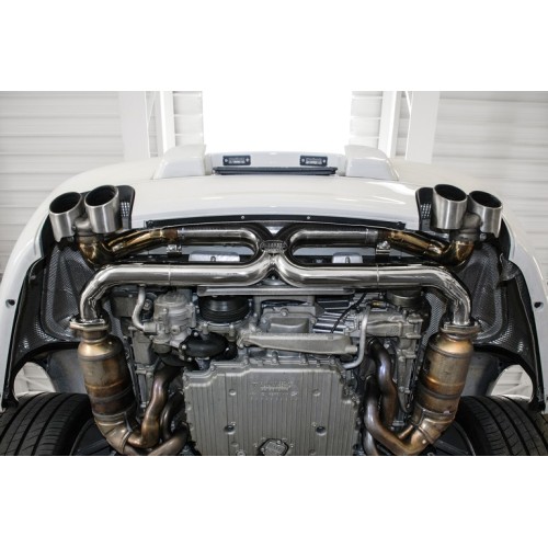 Fabspeed Center Muffler Bypass X-Pipe 997.2