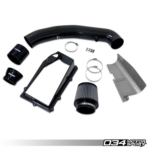 034 X34 4" Carbon Fiber Open Top Intake System Audi 2.5TFSI EVO 