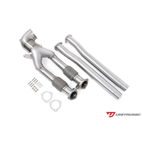 Unitronic Downpipe with Midpipes for 2.5TFSI EVO