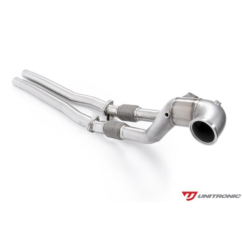 Unitronic Downpipe with Midpipes for 2.5TFSI EVO