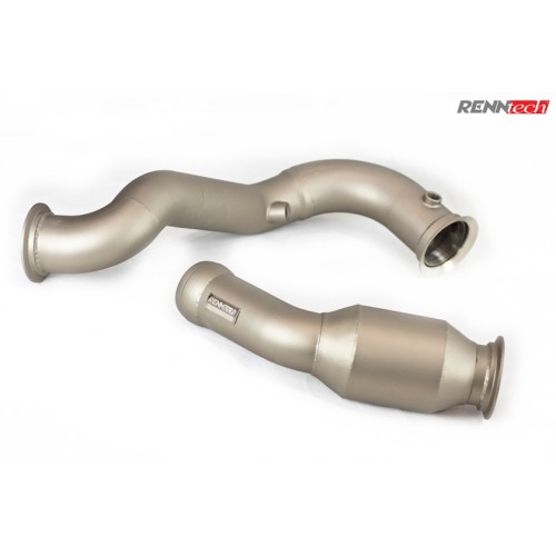 RENNtech Downpipes w/200 Cell Sport Cats