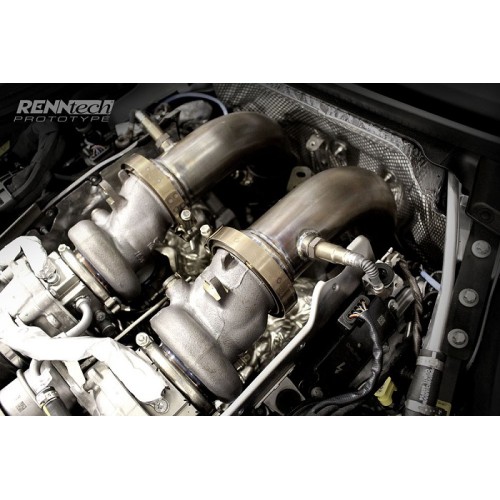 RENNtech Downpipes w/200 Cell Sport Cats