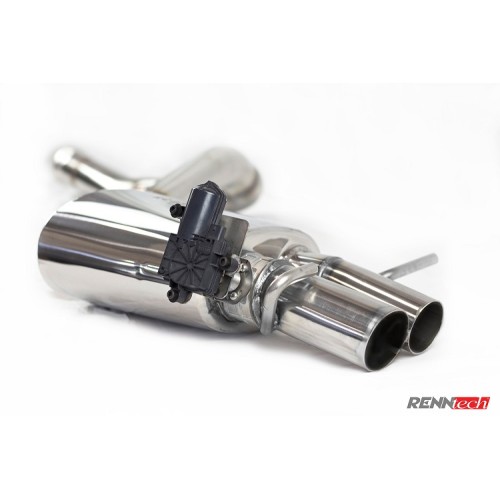 RENNtech  Stainless Steel Sport Mufflers w/ Valves