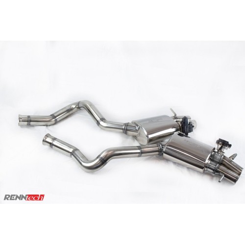 RENNtech  Stainless Steel Sport Mufflers w/ Valves