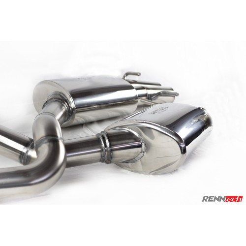 RENNtech  Stainless Steel Sport Mufflers w/o Valves