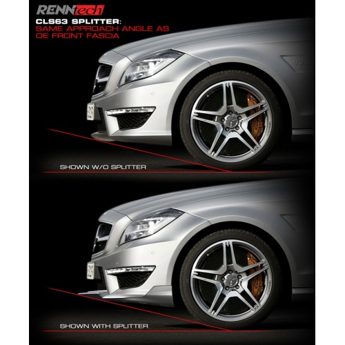 RENNtech Carbon Fiber 3 pc. Front Splitter