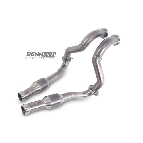RENNtech Downpipes w/Sport Catalytic Converters GTS 