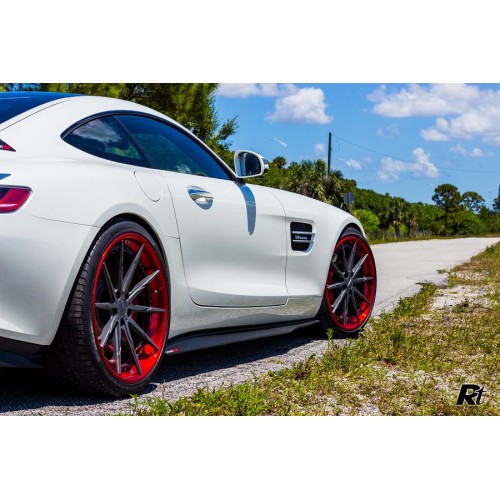 RENNtech Carbon Fiber Side Rocker Panels AMG GTS