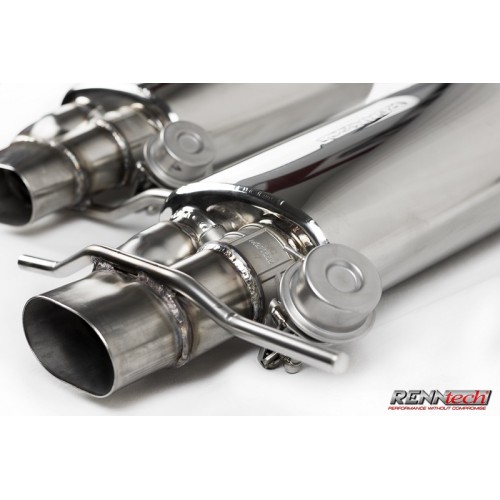 RENNtech Sport Mufflers w/Valves