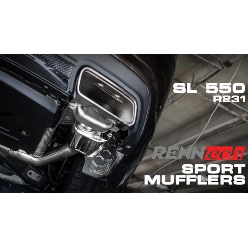 RENNtech Stainless Steel Muffler 