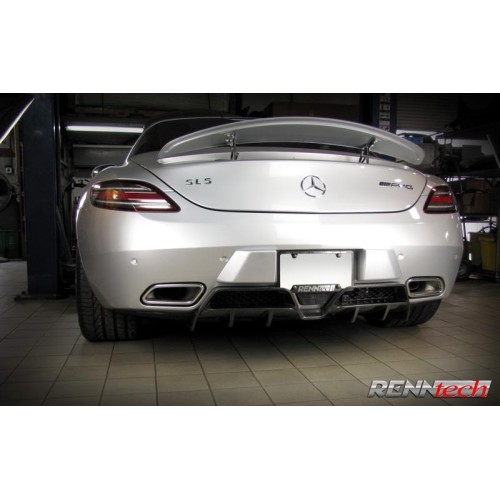 RENNtech Carbon Fiber Rear Diffuser SLS