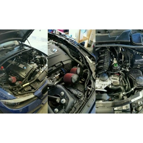 VRSF Relocated Silicone High Flow Inlet Intake Kit for N54 07-10 BMW 135i/335i