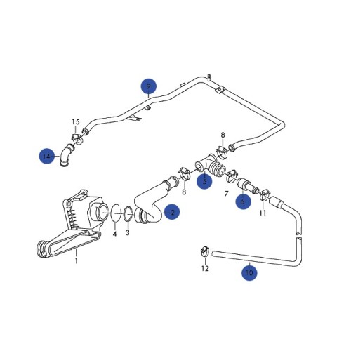 034 Motorsport Breather Hose Kit