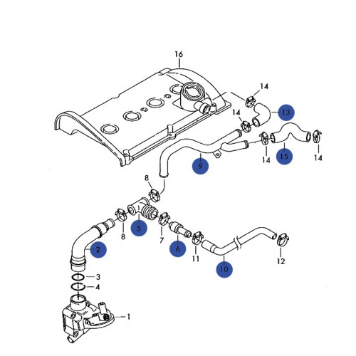 034 Motorsport Breather Hose Kit