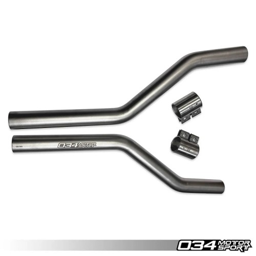 034 Motorsport Res-X Front Resonator Delete for B9/B9.5 S4/S5 3.0T