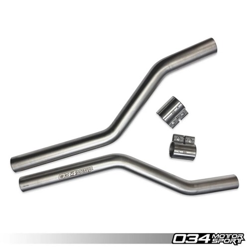034 Motorsport Res-X Front Resonator Delete for B9/B9.5 S4/S5 3.0T
