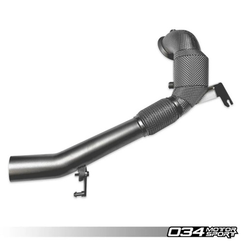 034 Motorsport Stainless Steel Racing Downpipe for MK8 Golf R & 8Y S3
