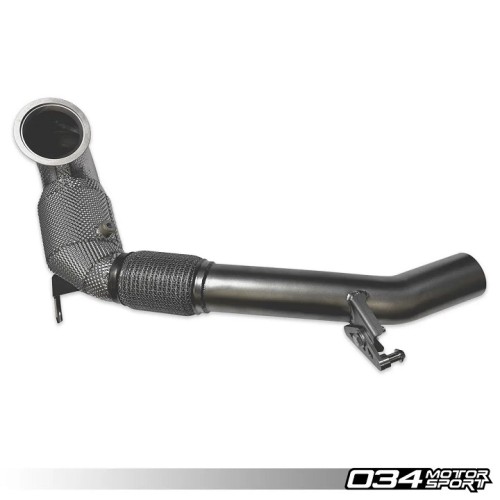 034 Motorsport Stainless Steel Racing Downpipe for MK8 Golf R & 8Y S3