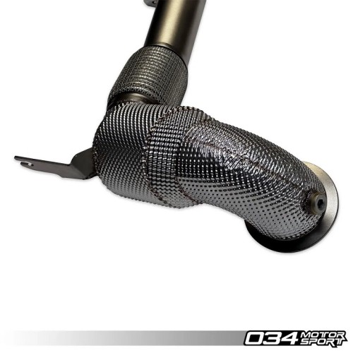 034 Motorsport Stainless Steel Racing Downpipe for MK8 Golf R & 8Y S3