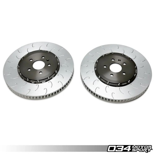 034 Motorsport 2-Piece Floating Front Brake Rotor Upgrade Kit for 8Y RS3