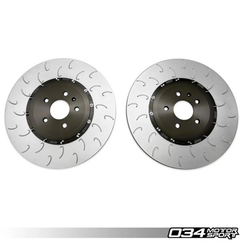 034 Motorsport 2-Piece Floating Front Brake Rotor Upgrade Kit for 8Y RS3