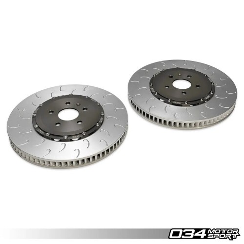 034 Motorsport 2-Piece Floating Front Brake Rotor Upgrade Kit for 8Y RS3