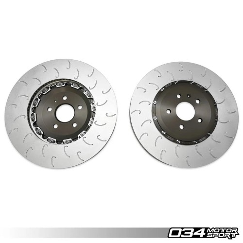 034 Motorsport 2-Piece Floating Front Brake Rotor Upgrade Kit for 8Y RS3
