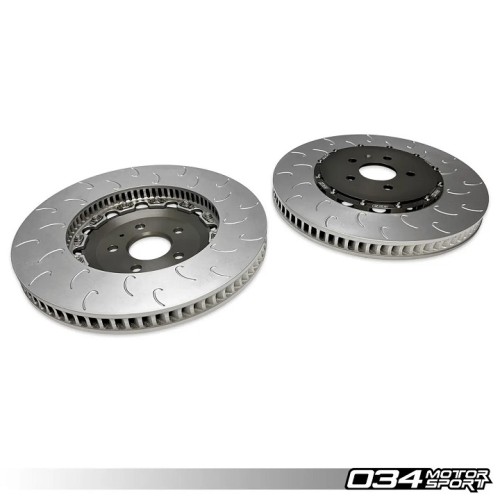 034 Motorsport 2-Piece Floating Front Brake Rotor Upgrade Kit for 8Y RS3