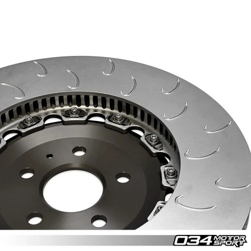 034 Motorsport 2-Piece Floating Front Brake Rotor Upgrade Kit for 8Y RS3