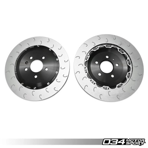 034 Motorsport 2-Piece Floating Rear Brake Rotor Upgrade Kit for C7 S6/S7