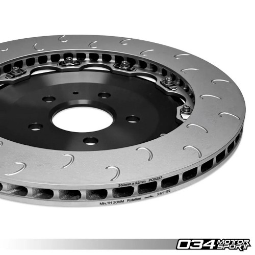 034 Motorsport 2-Piece Floating Rear Brake Rotor Upgrade Kit for C7 S6/S7
