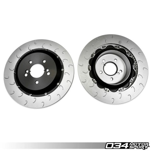 034 Motorsport 2-Piece Floating Rear Brake Rotor Upgrade Kit