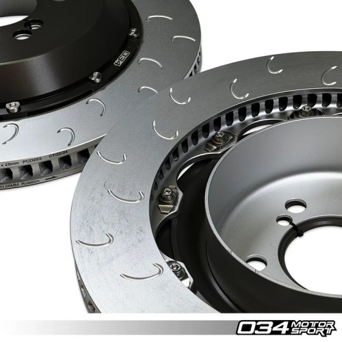 034 Motorsport 2-Piece Floating Rear Brake Rotor Upgrade Kit