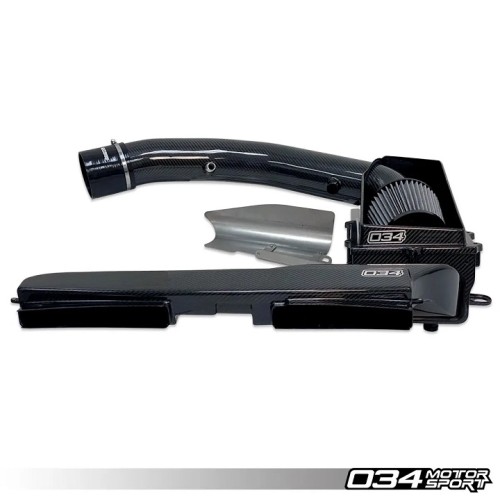 034 X34 4" Carbon Fiber Open Top Intake Bundle 2.5TFSI EVO