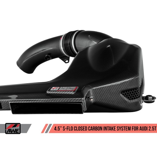AWE 4.5" S-Flo Carbon Intake for RS3/TTRS 