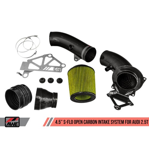 AWE 4.5" S-Flo Carbon Intake for RS3/TTRS 