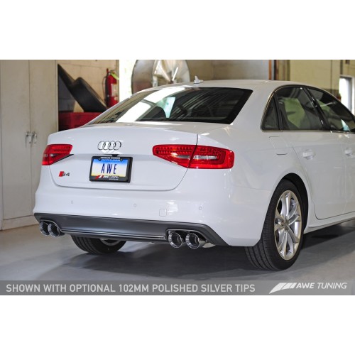 AWE Tuning 3.0T Track Edition Exhaust (102mm) for B8.5 S4