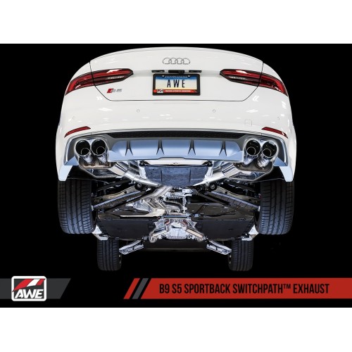 AWE Tuning Sportback SwitchPath Edition Exhaust for B9