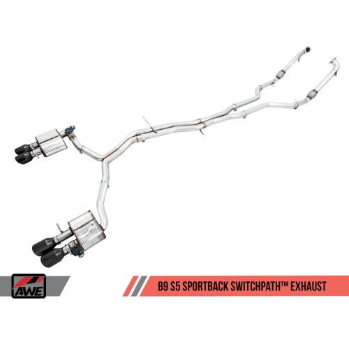 AWE Tuning Sportback SwitchPath Edition Exhaust for B9