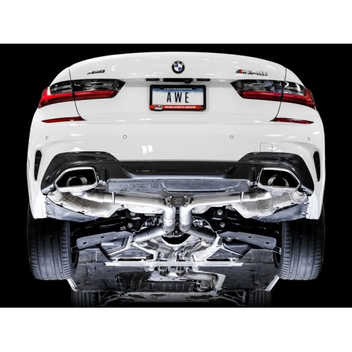 AWE Tuning Resonated Touring Exhaust for G2x M340i/M440i