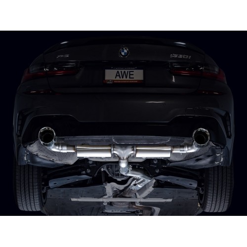 AWE Touring Edition Axleback Exhaust for G2x 330i/430i