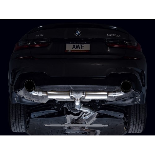 AWE Touring Edition Axleback Exhaust for G2x 330i/430i