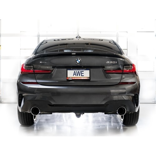 AWE Track Edition Axleback Exhaust for G2x 330i/430i