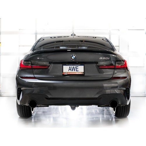 AWE Track Edition Axleback Exhaust for G2x 330i/430i