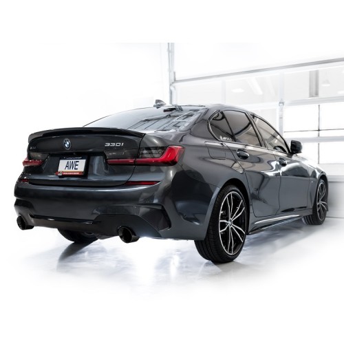 AWE Track Edition Axleback Exhaust for G2x 330i/430i