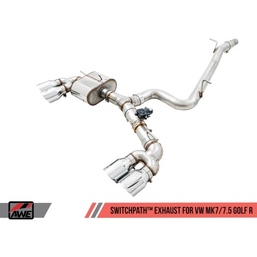 AWE Tuning SwitchPath Exhaust for MK7.5 R