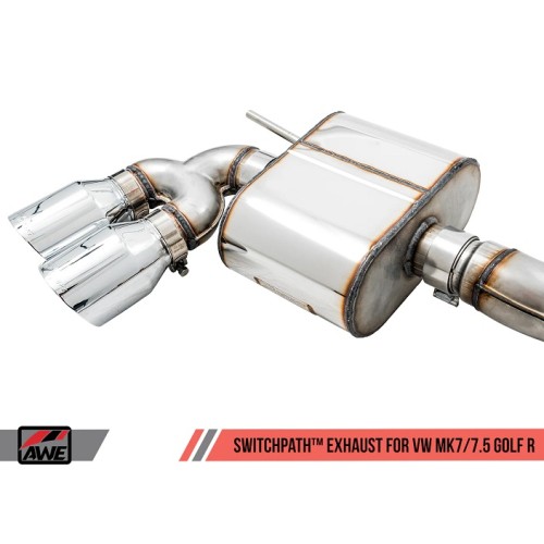 AWE Tuning SwitchPath Exhaust for MK7.5 R